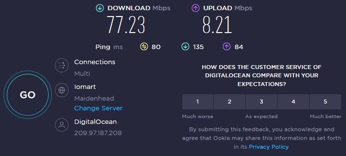 McAfee VPN UK Speed