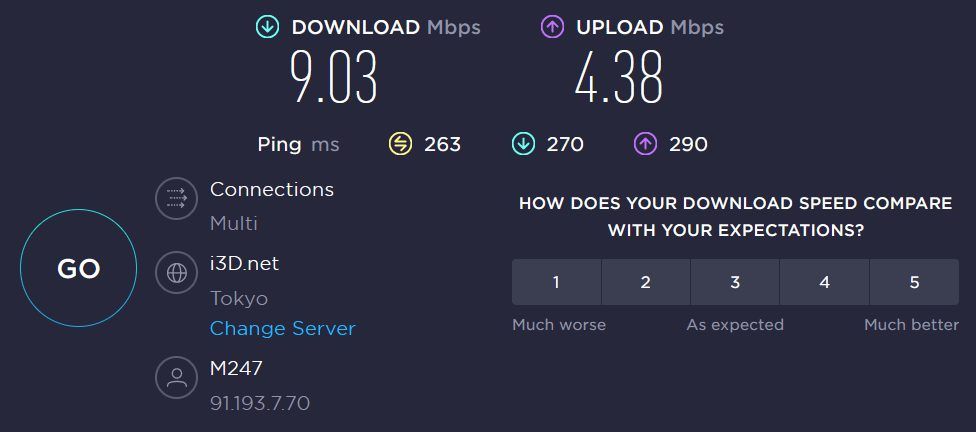 Mozilla VPN Japan Speed