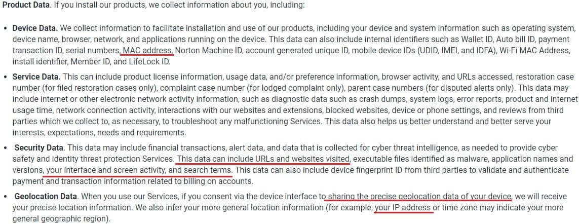 Norton Antivirus Log