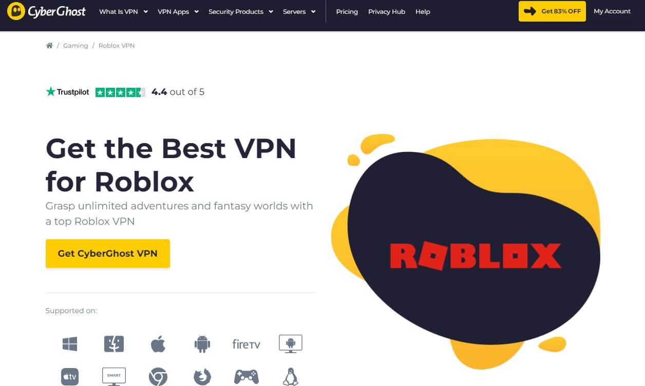 Roblox VPN - The Best Free VPN for Roblox