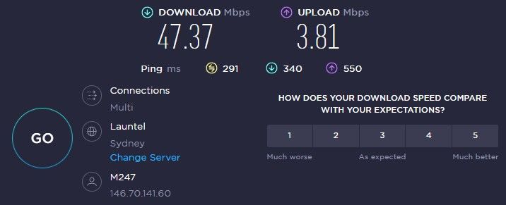 FastestVPN Australia Speed New