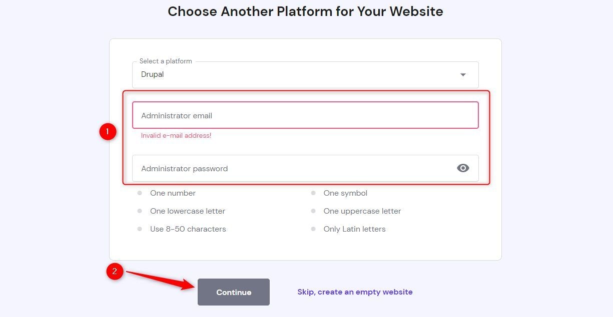 Hostinger Provide Other Platform Login Details