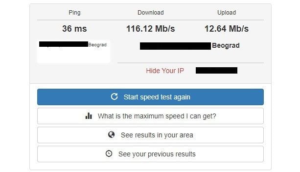 Native Speed Broadbandchecker