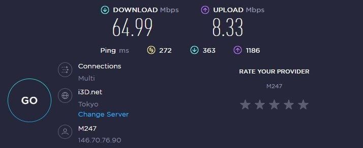 TorGuard Japan Speed