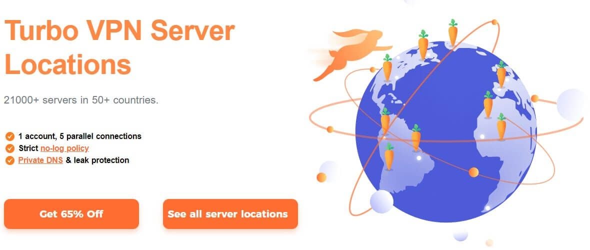Turbo VPN Servers