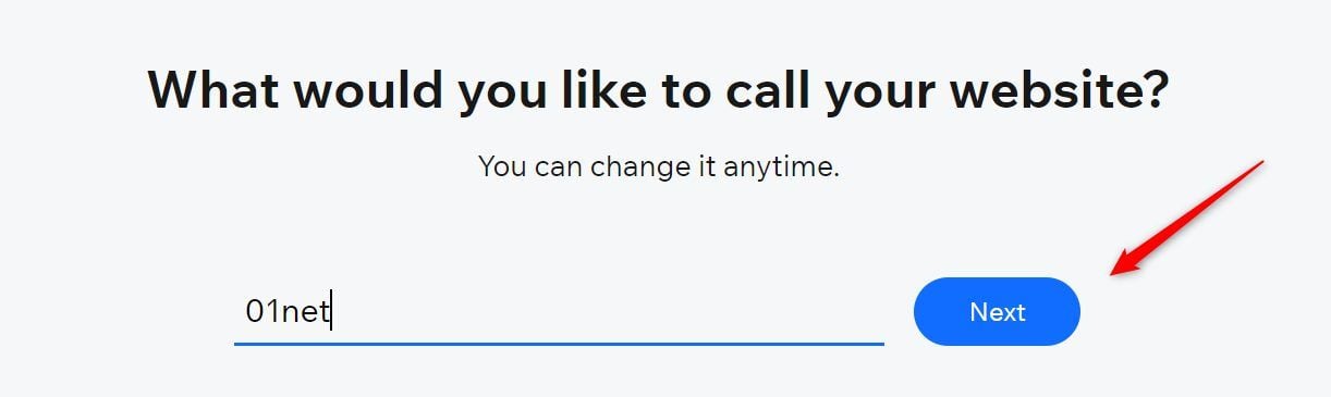 Wix Website Name