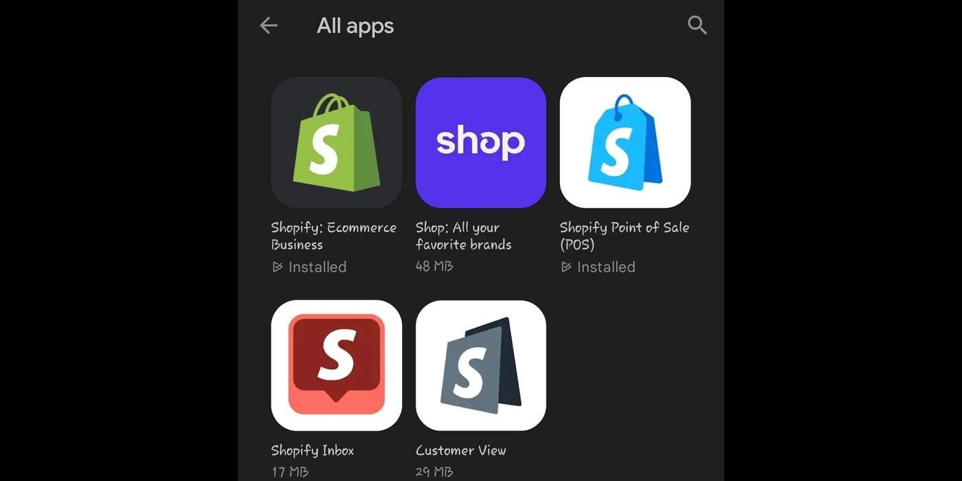 Shopify Mobile Apps