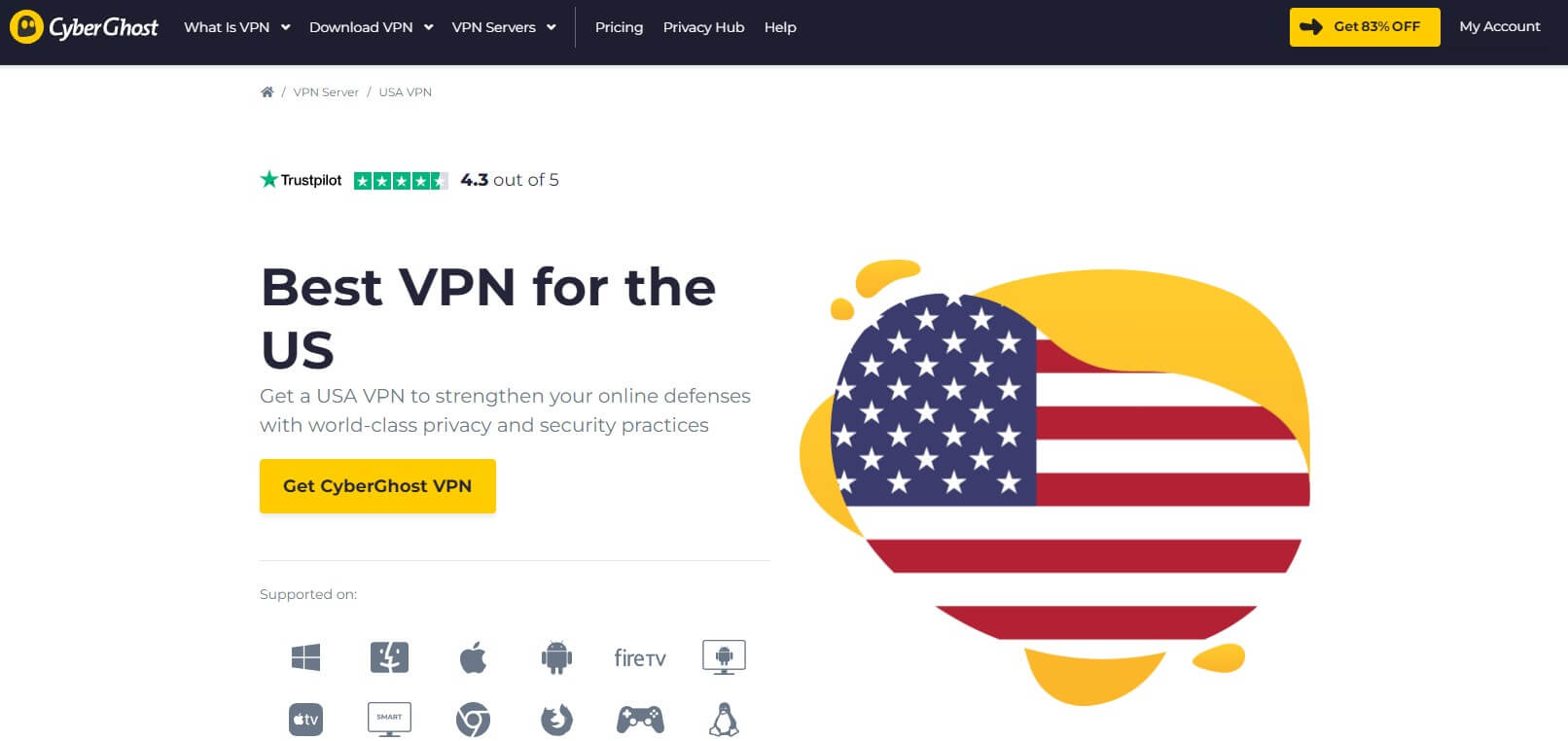 CyberGhost US VPN