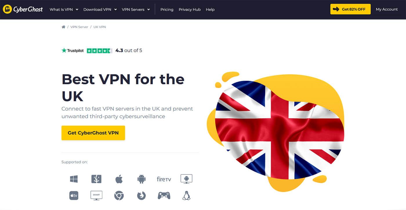 CyberGhost VPN UK