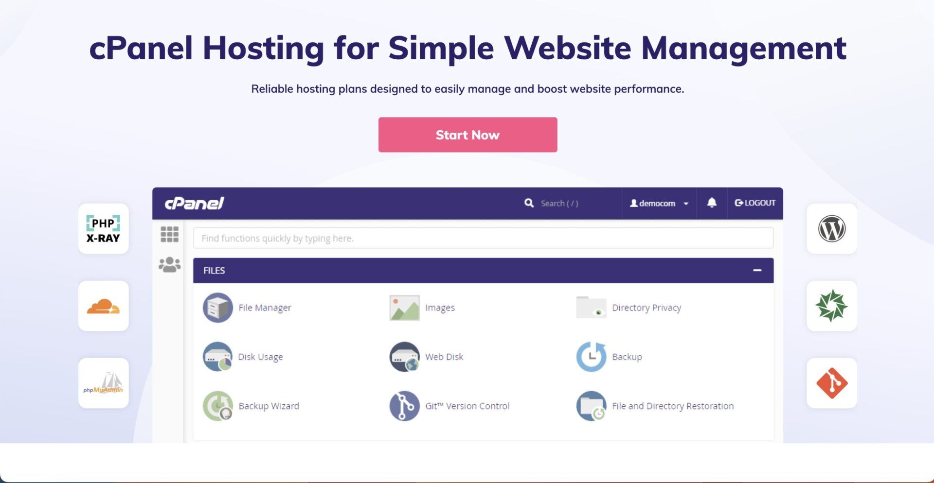 Hostinger cPanel Dashboard