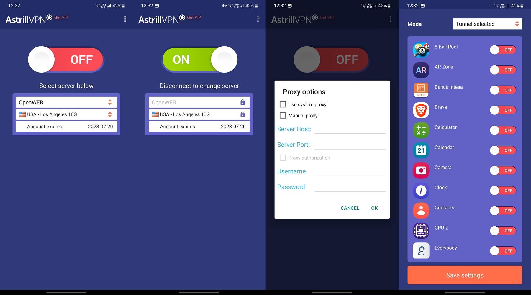 App android Astrill VPN