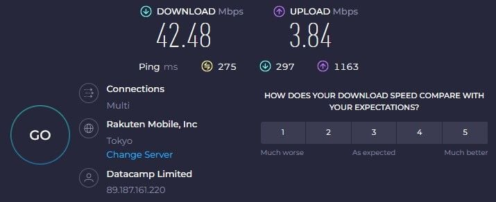 Astrill VPN Japan Speed