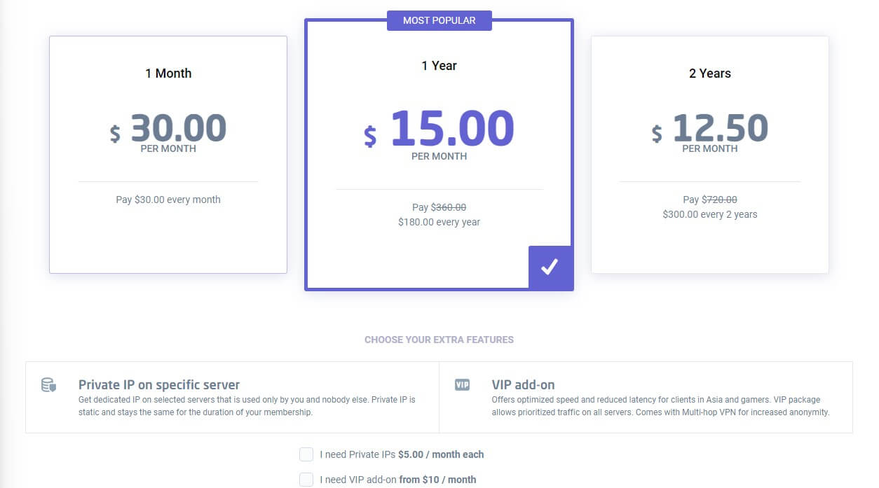 Astrill VPN Price