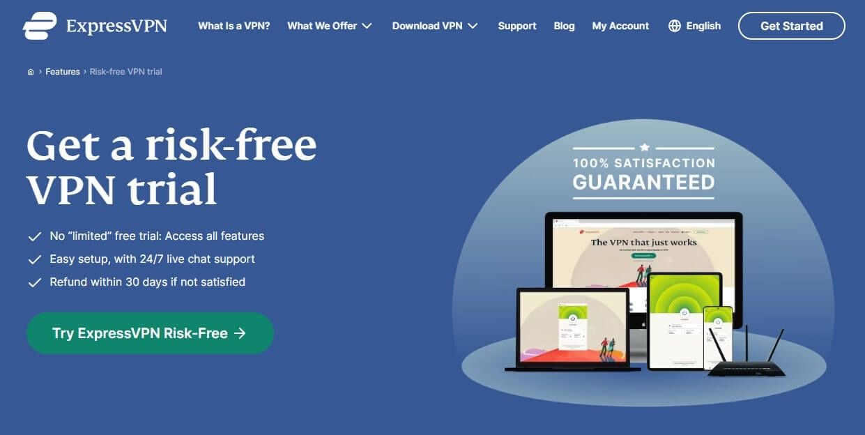 ExpressVPN Free VPN Trial UAE