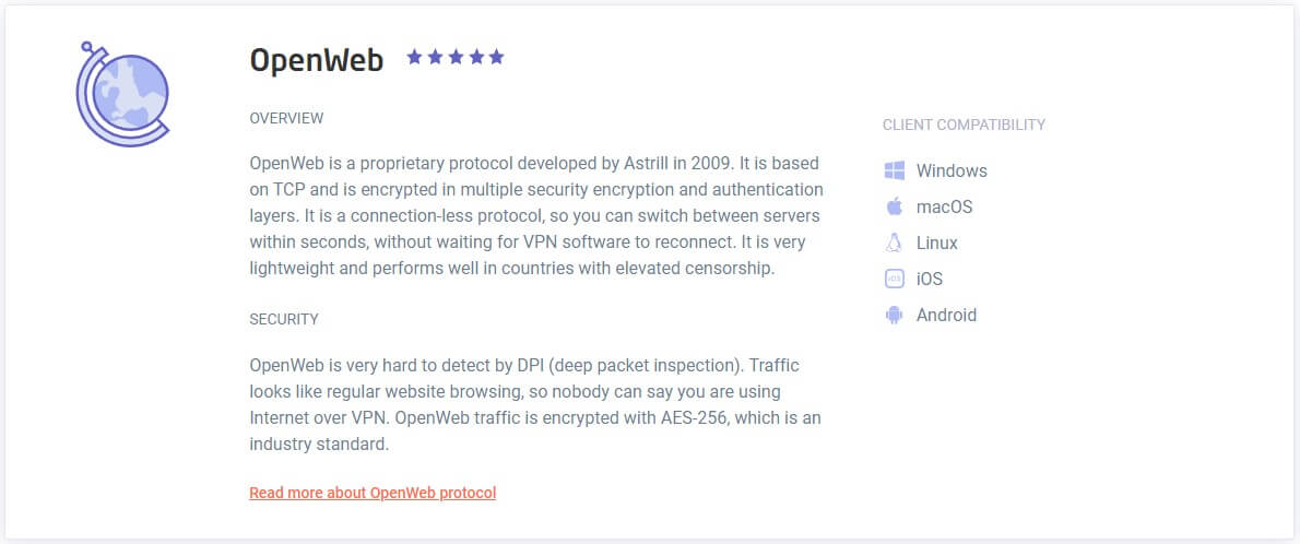 Astrill VPN OpenWeb