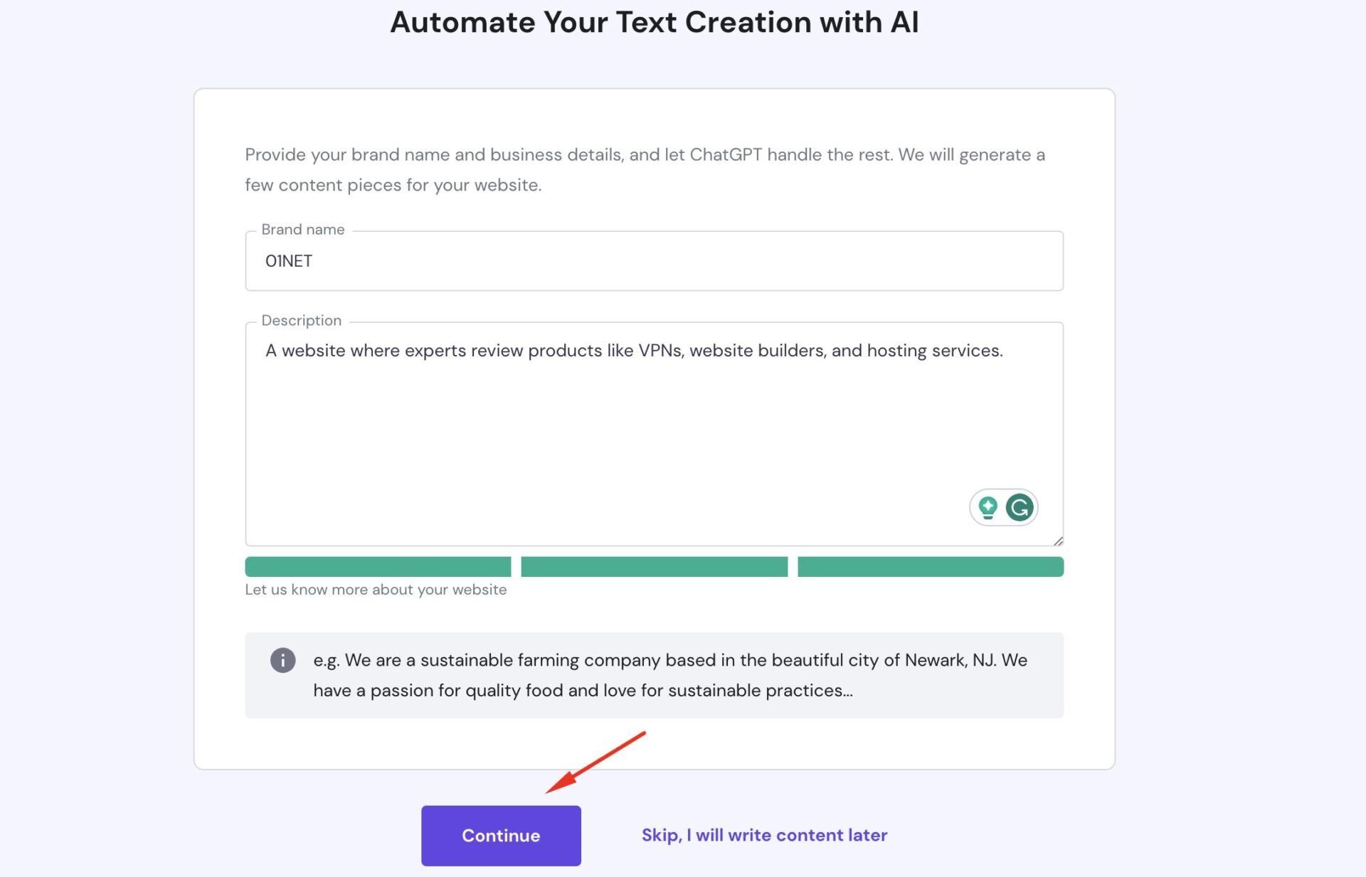 Automate Your Text Creation with AI Hostinger