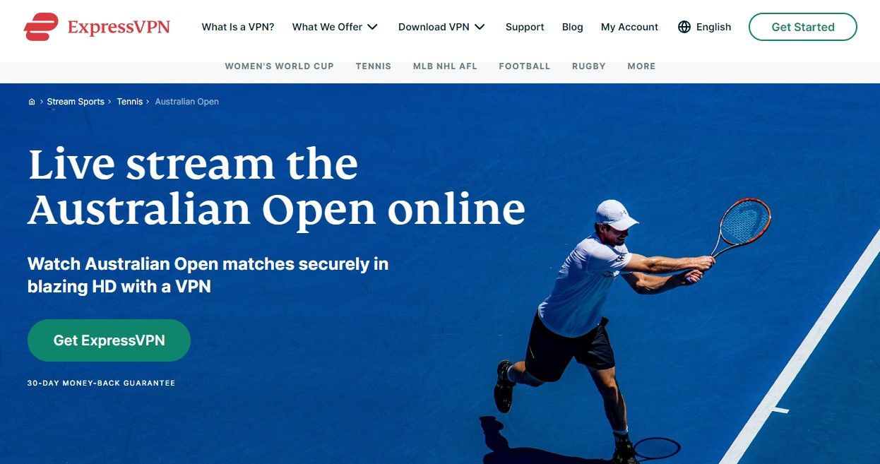 ExpressVPN Australian Open