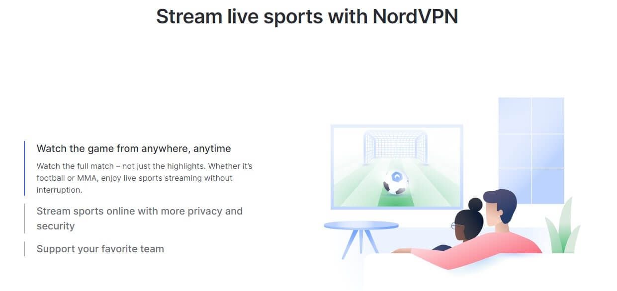 NordVPN Sport Streaming