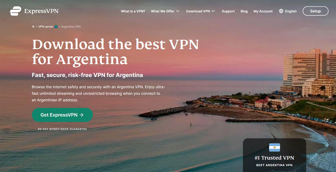 ExpressVPN Best VPN Argentina