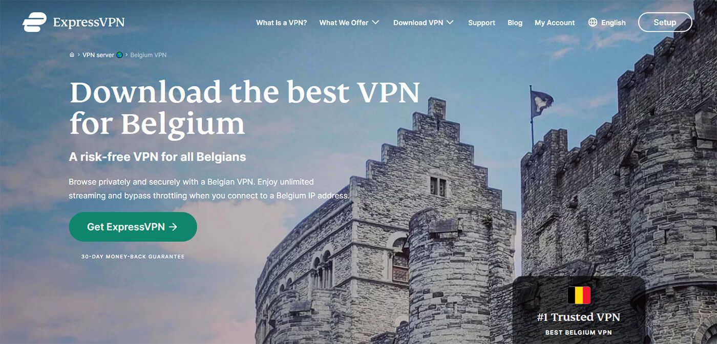 ExpressVPN Best VPN Belgium
