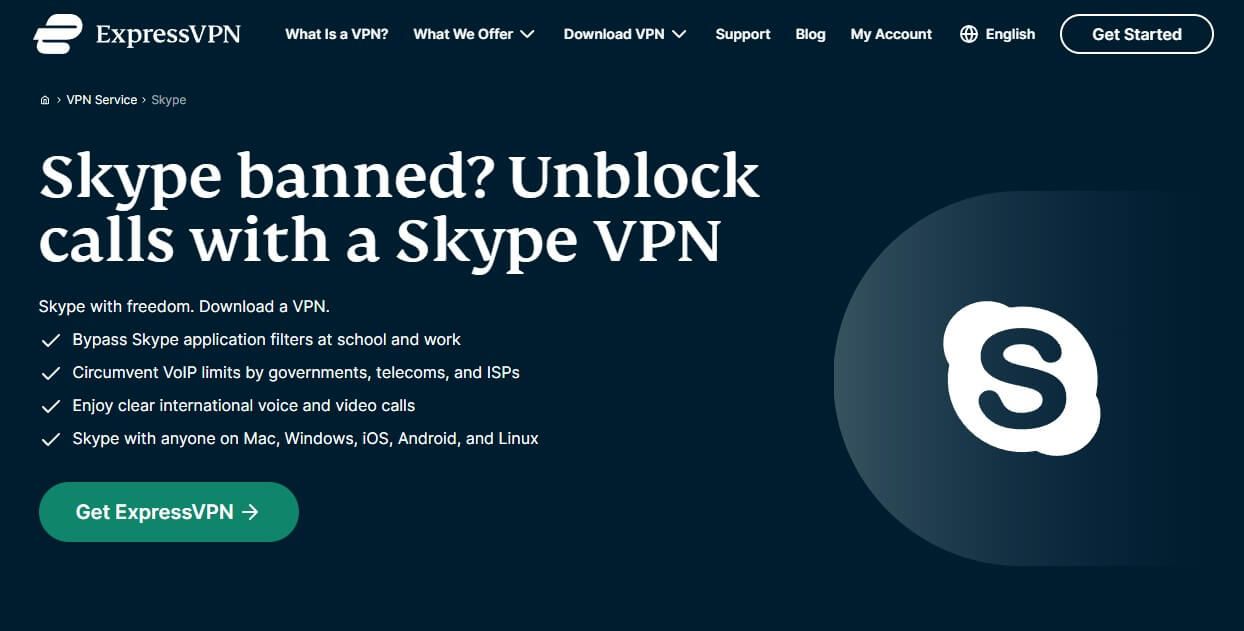 ExpressVPN Skype