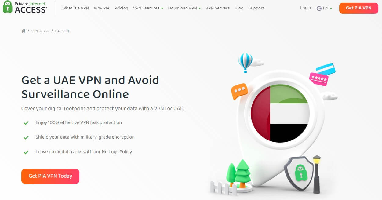 PIA VPN UAE