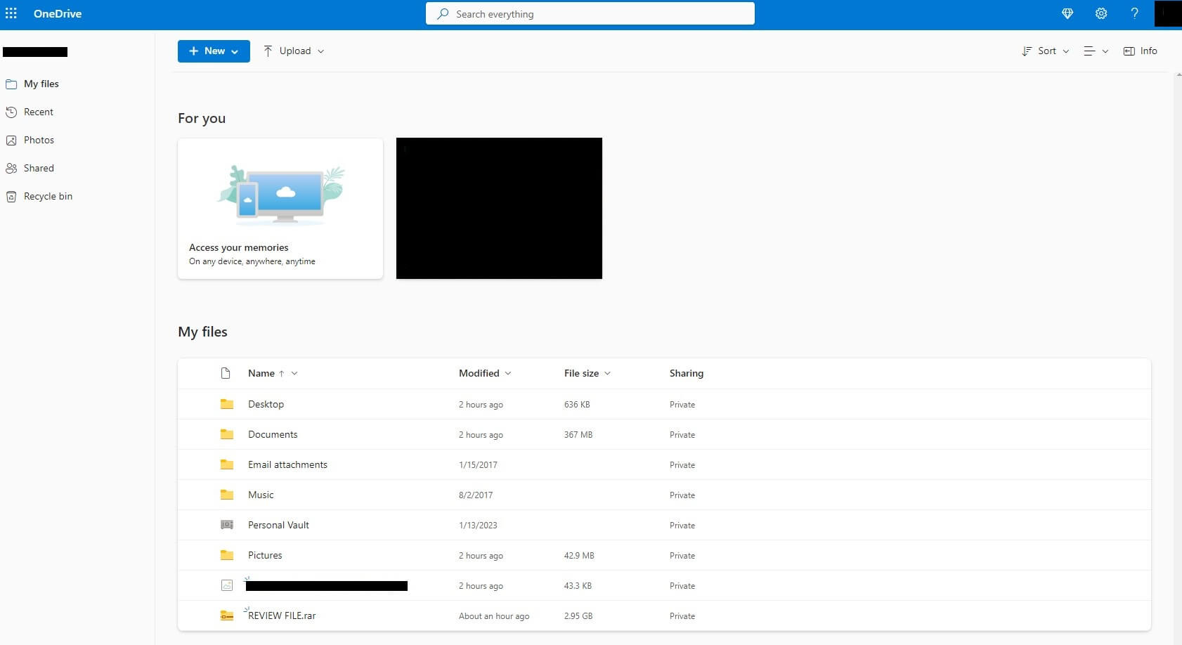 OneDrive Web App