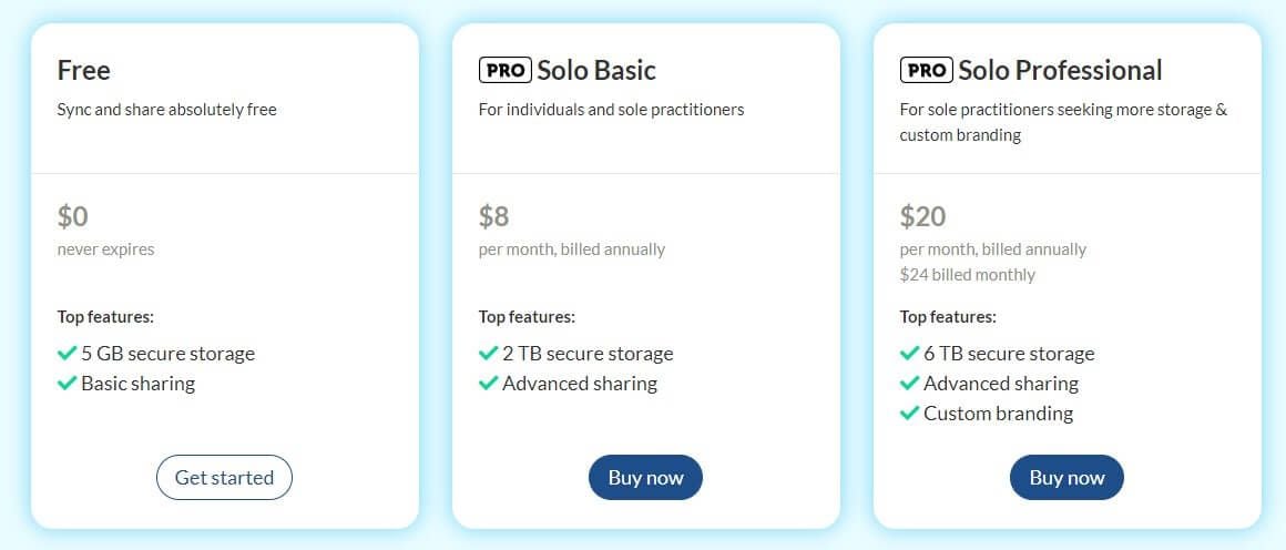 Sync Pricing Individual