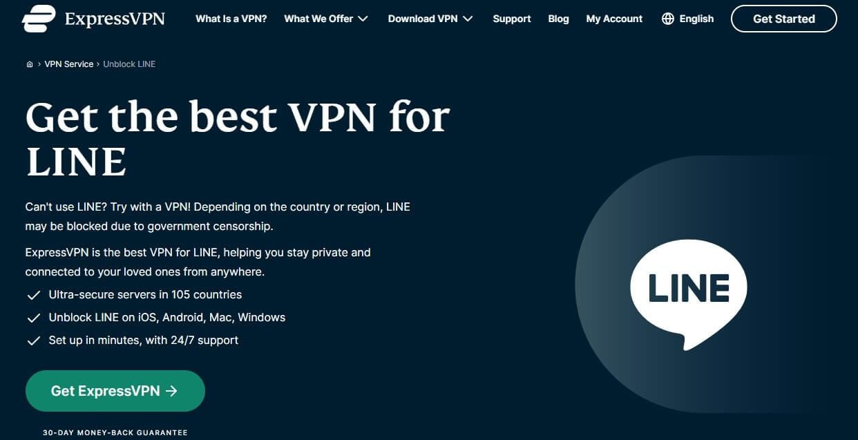 ExpressVPN Line