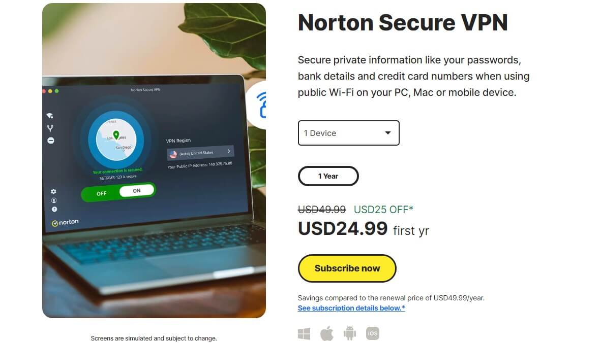 Norton VPN Price Update