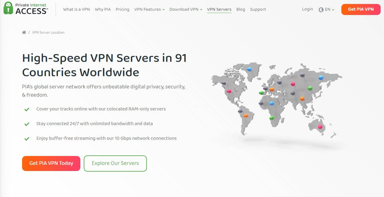 PIA VPN Servers Updated