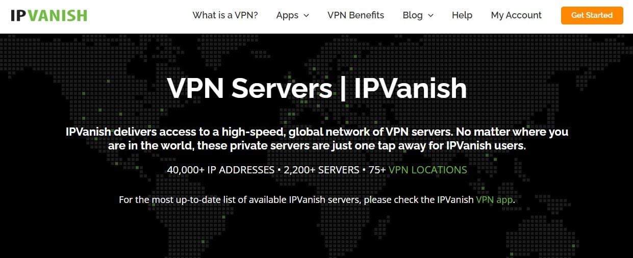 IPVanish Servers Updated