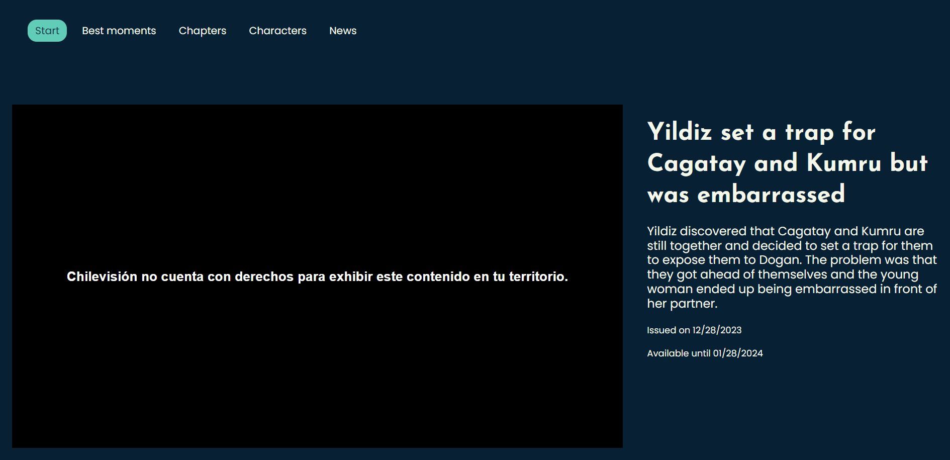 Chilean Tv Geo Restriction