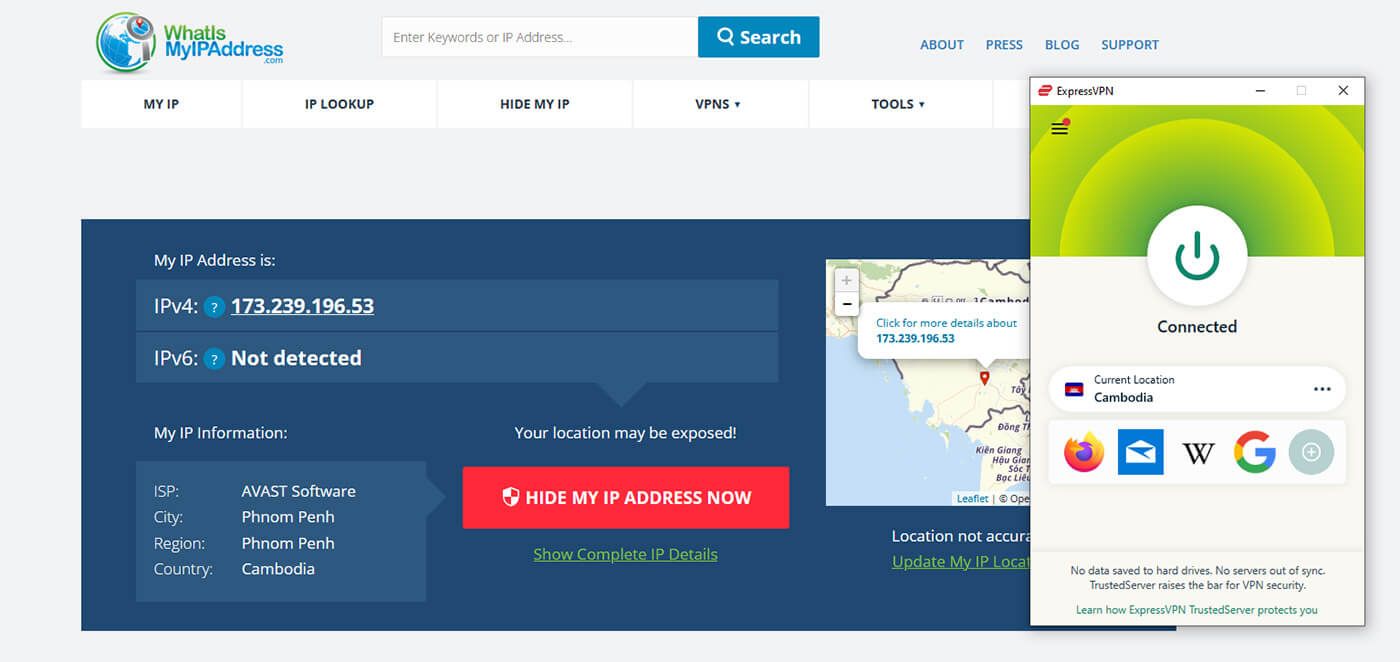 Cambodian Ip Address Expressvpn