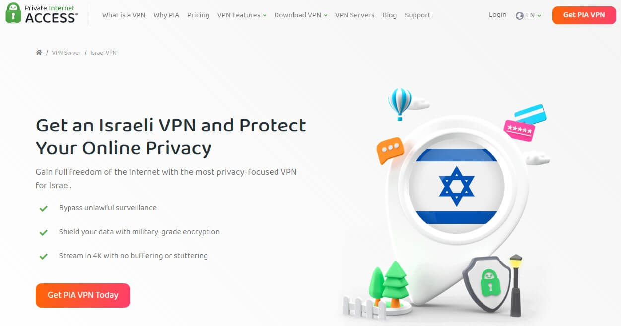 Pia Vpn Israel