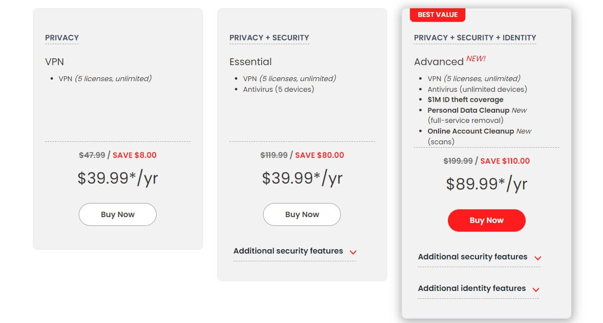 Mcafee Vpn Price Update