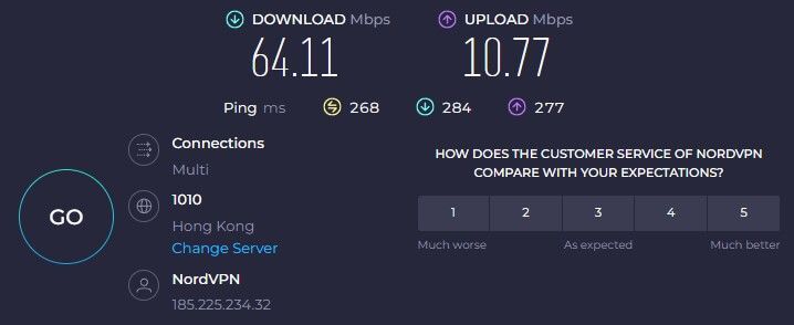 Nordvpn Hong Kong Speed