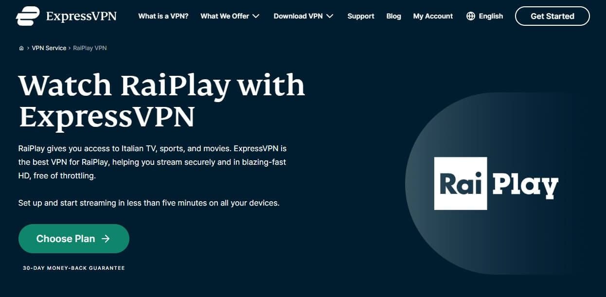 Expressvpn Raiplay