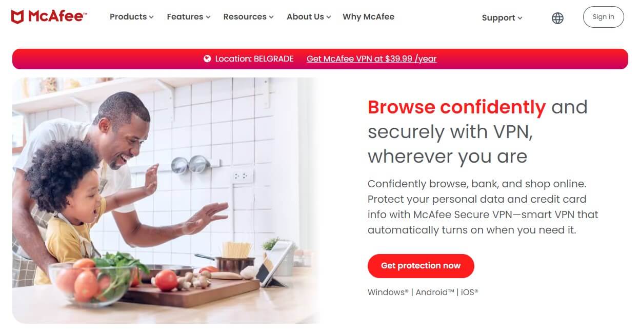 Mcafee Vpn Service