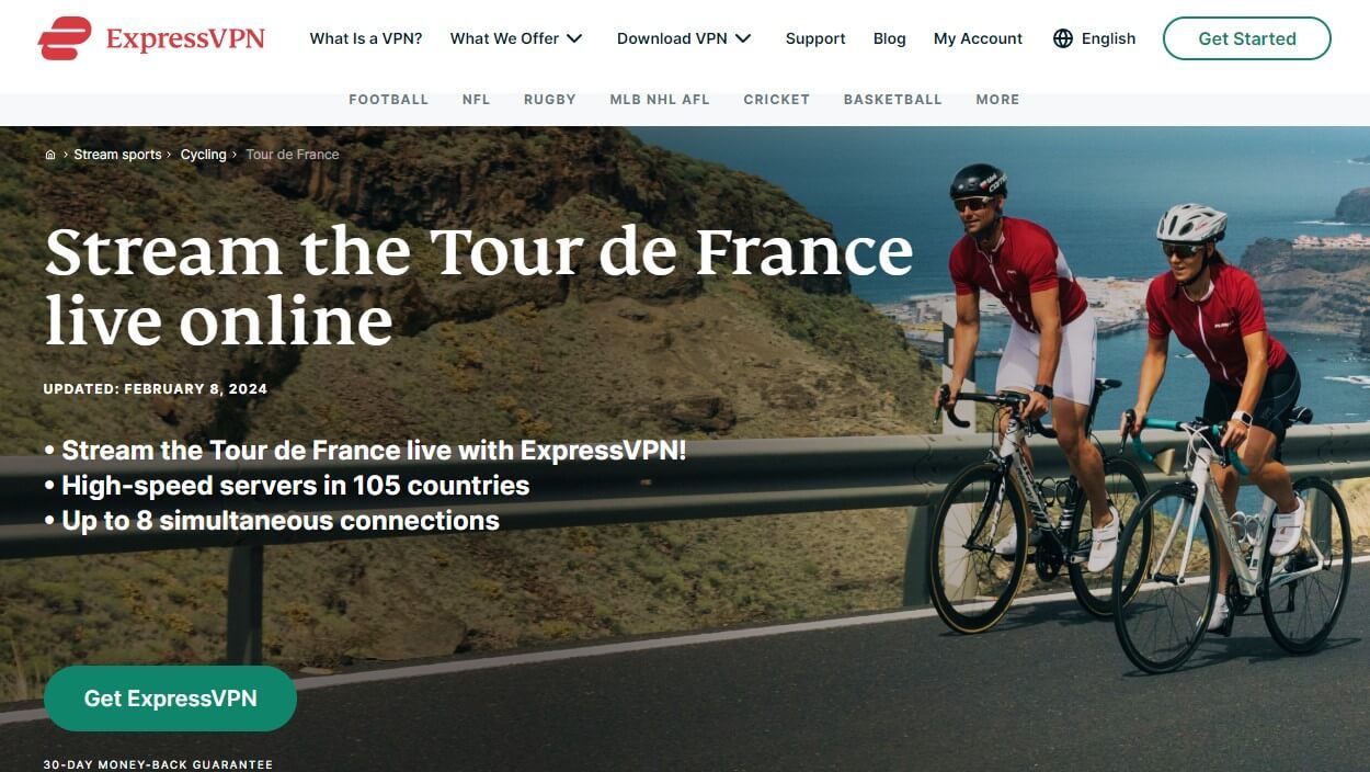 Expressvpn Tour De France Updated