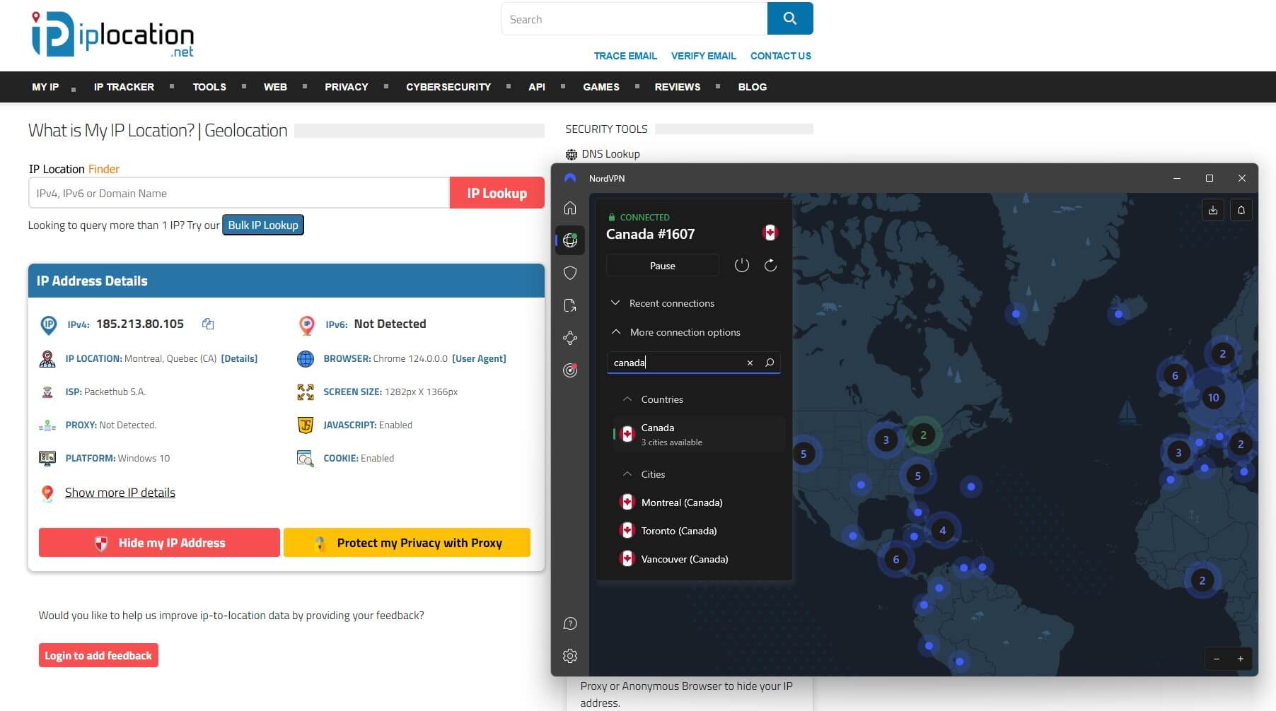 Nordvpn Canada Ip Location