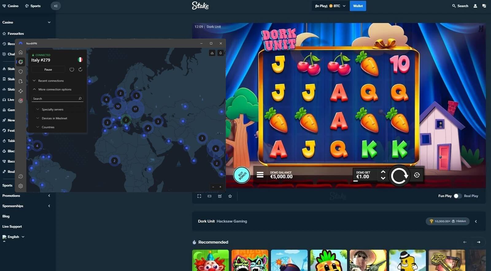 Nordvpn Stake Casino Unblock