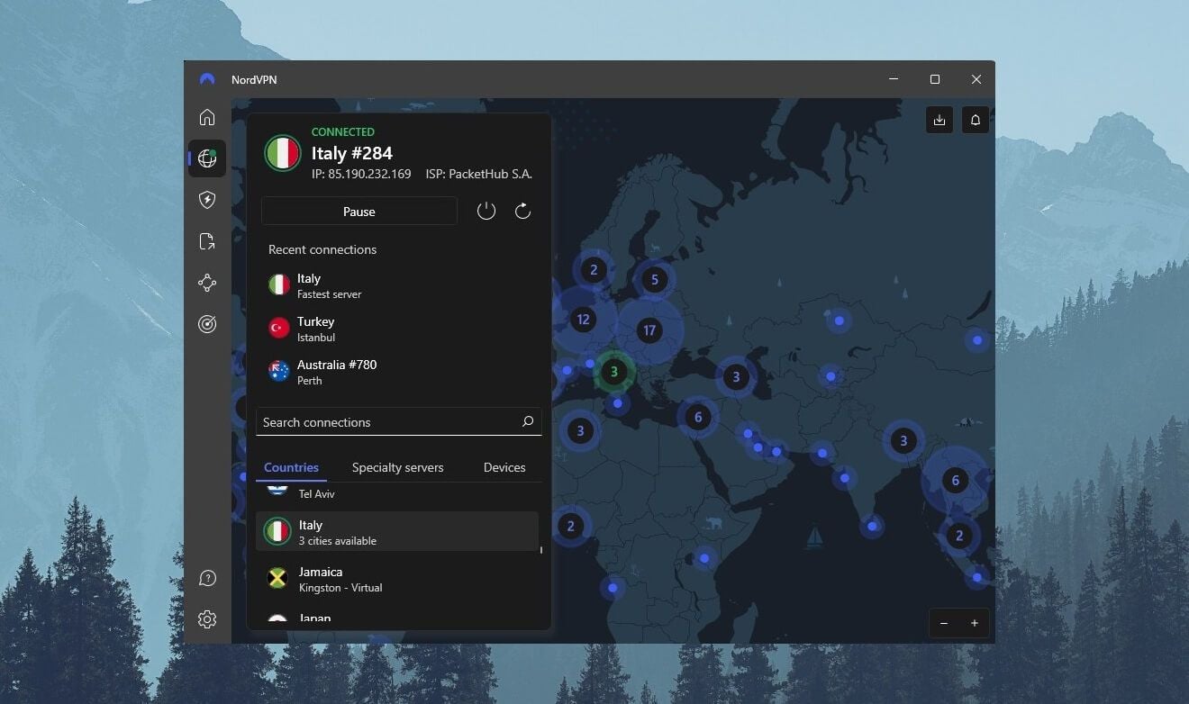 Nordvpn Italy Ip