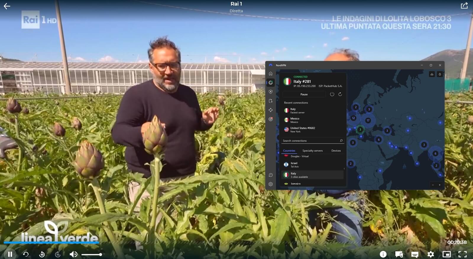 Nordvpn Raiplay Rai Tv Unblock