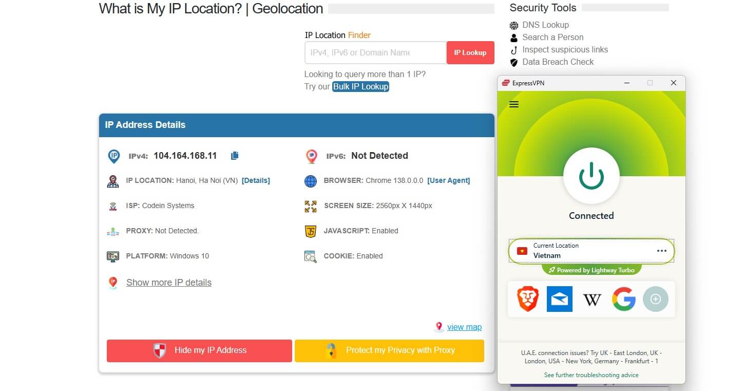 Expressvpn Vietnam Ip Location