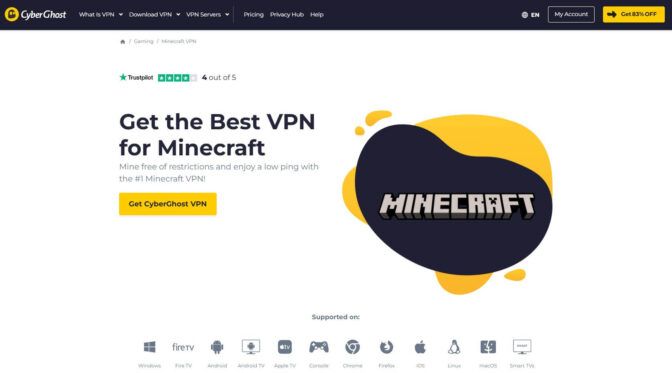 Best VPN for Minecraft in 2026 [Top 5 Options]
