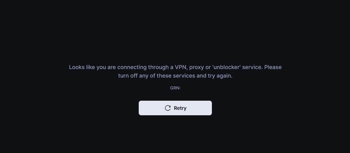 Hotstar Error