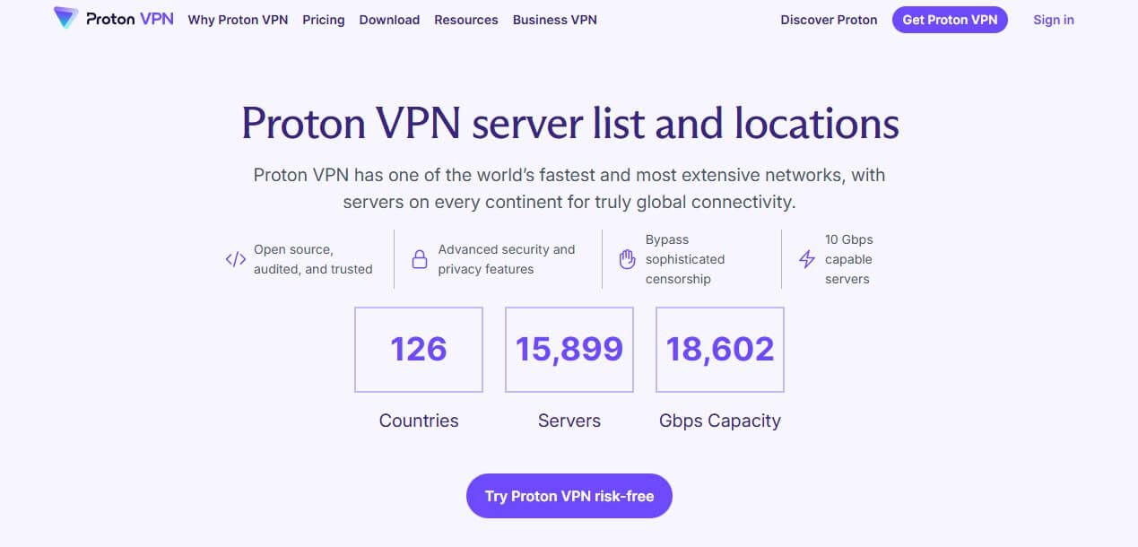 Proton Vpn Servers