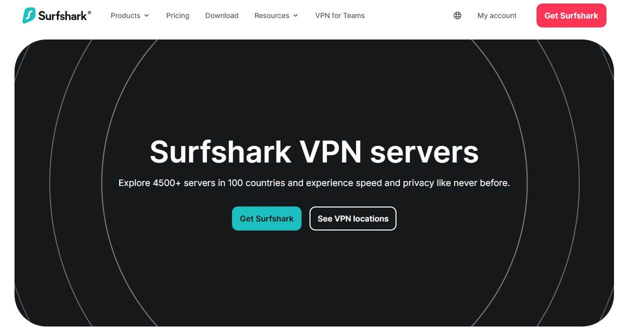 Surfshark Servers