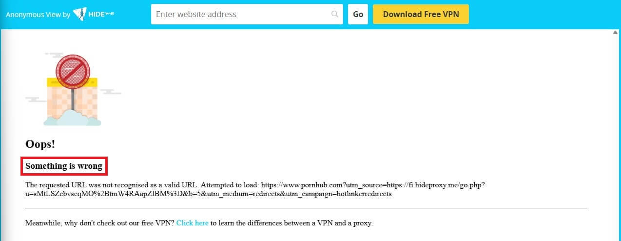 Hide.me Proxy Not Working Pornhub